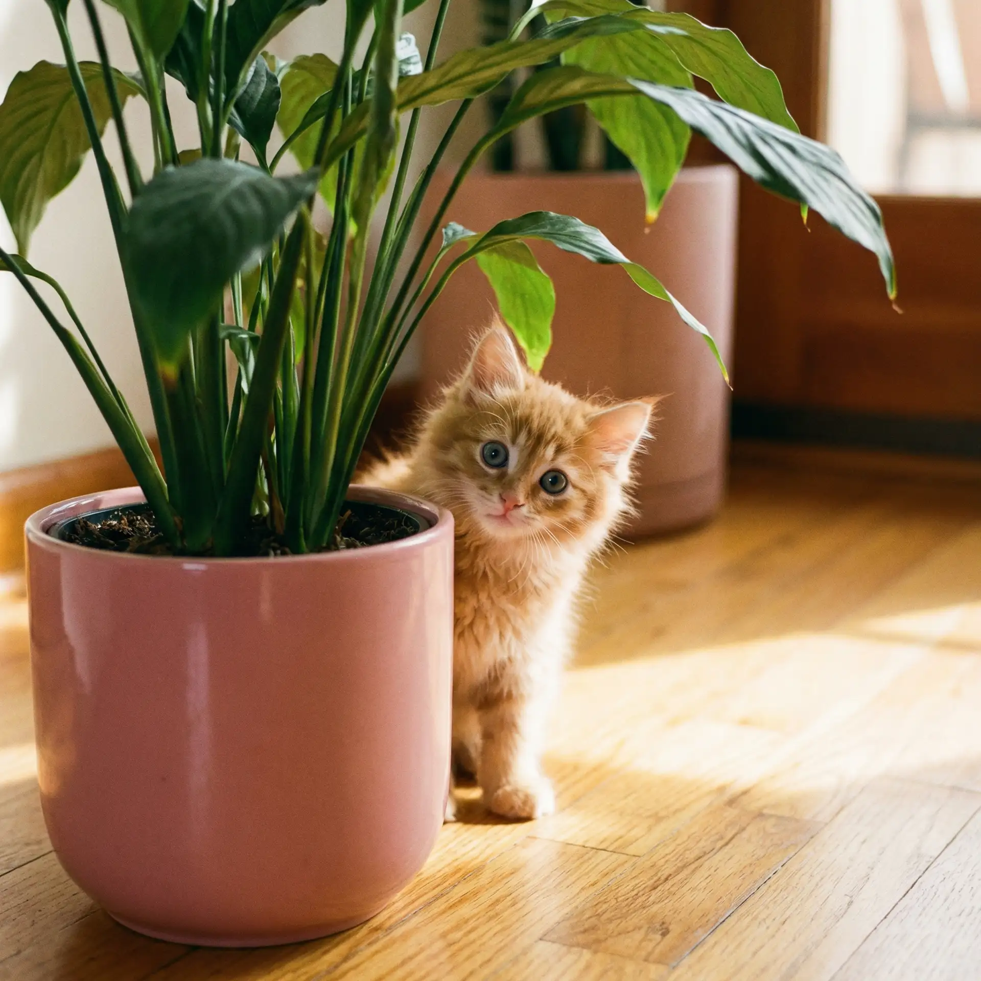 小猫从花盆后探头 - 2020国自产拍精品天天更新